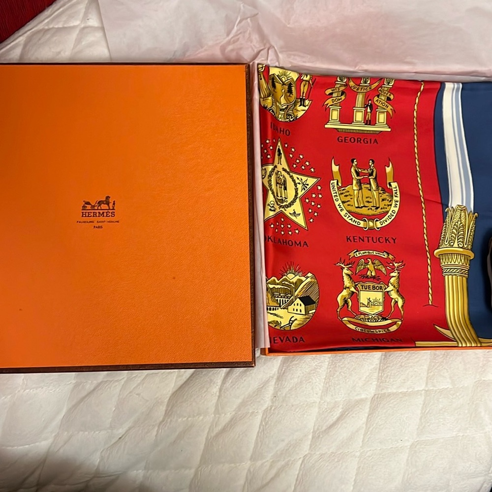 Hermes scarf vintage